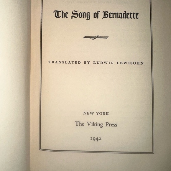 The Song of Bernadette Hardcover Book - Picture 9 of 11
